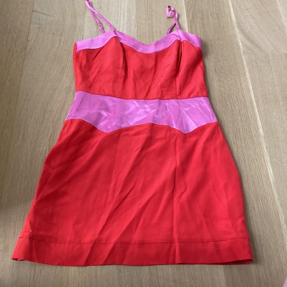 NWT Fleur du Mal silk dress new, size 4 - Picture 4 of 8